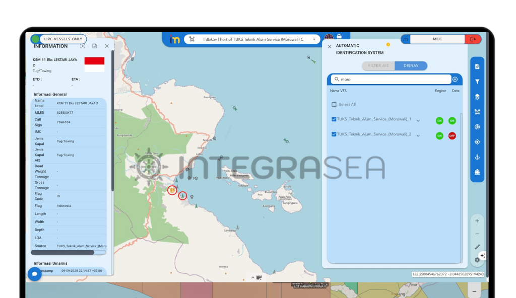 Integrasi I-Motion untuk solusi monitoring Integrasea